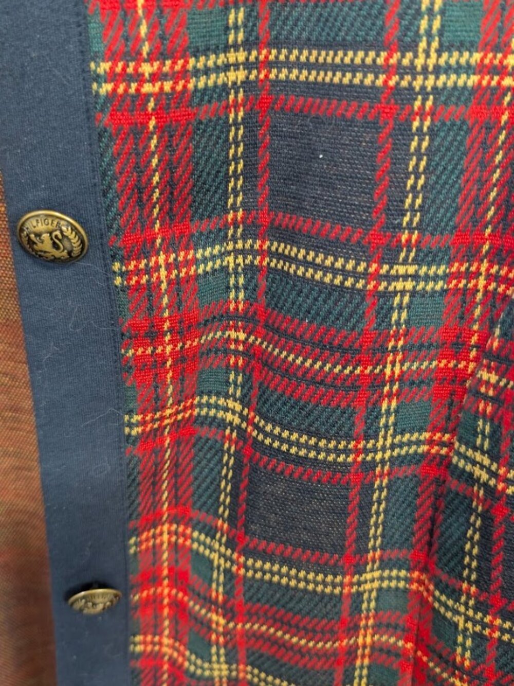 Tommy Hilfiger Plaid Jacket – Classic Preppy Blazer – Size M - Picture 5 of 7